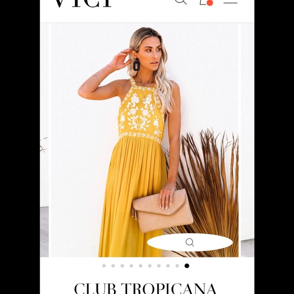 NWT Maxi Dress/Embroidered VICI/Medium/ Last One - Picture 6 of 16